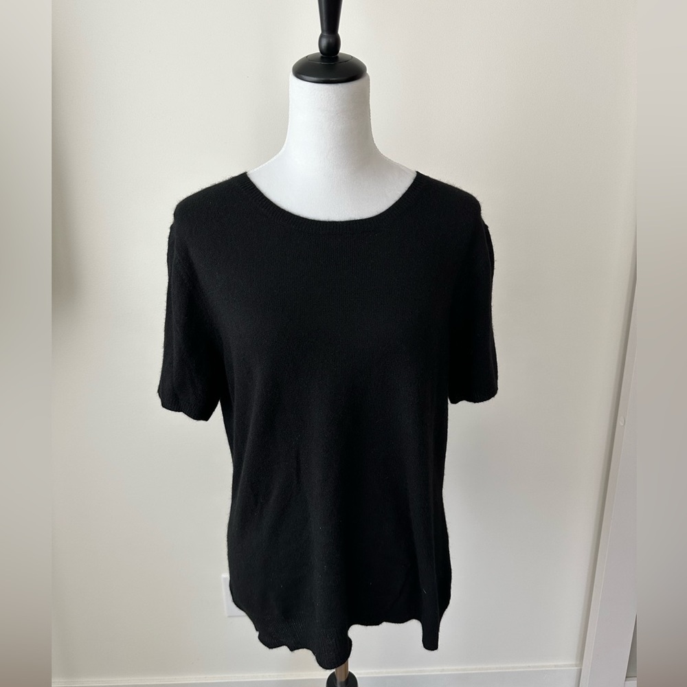 Jaclyn smith cashmere short sleeve top